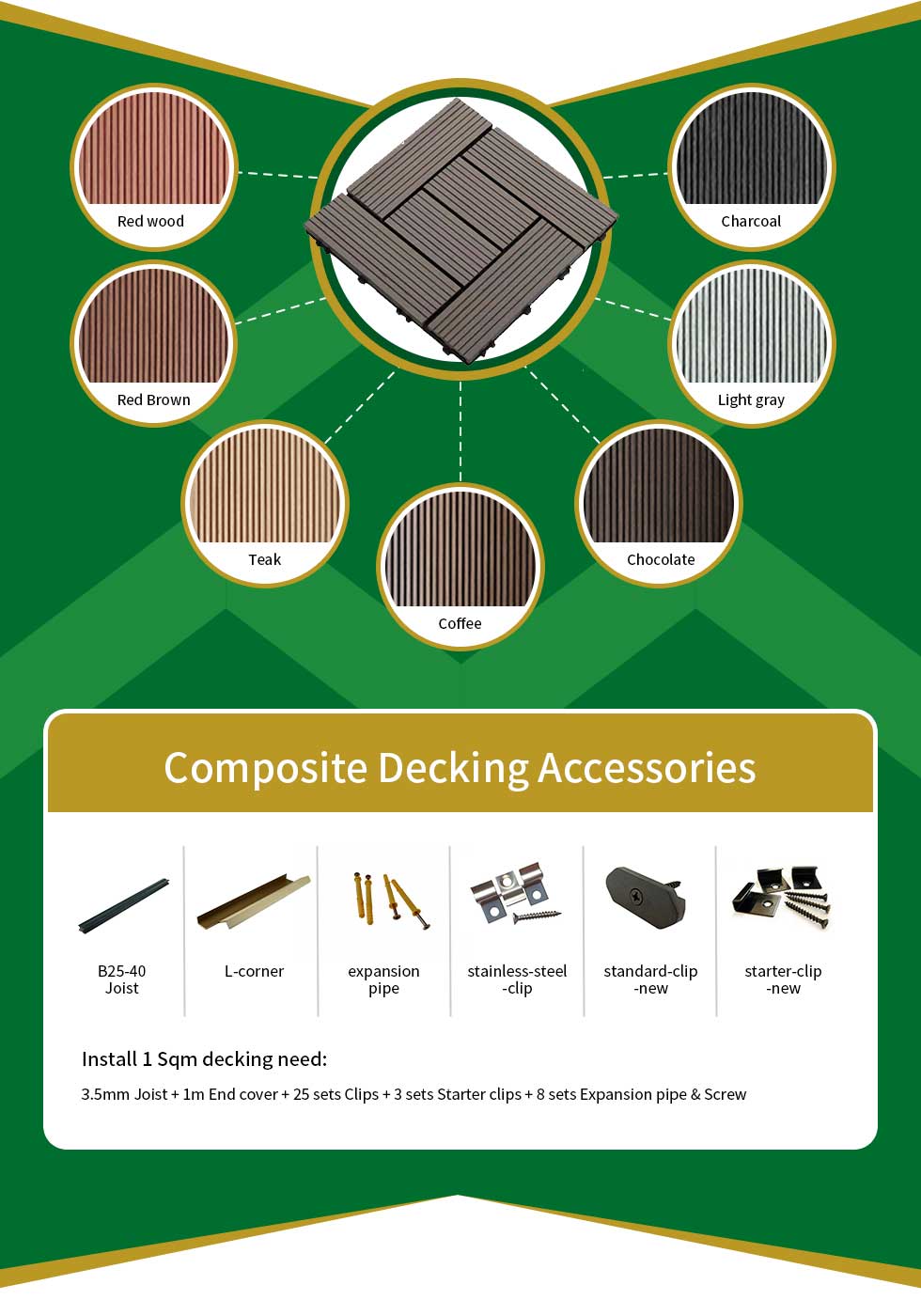 Anti-uv WPC DIY Tiles Anti-uv WPC DIY Tiles
