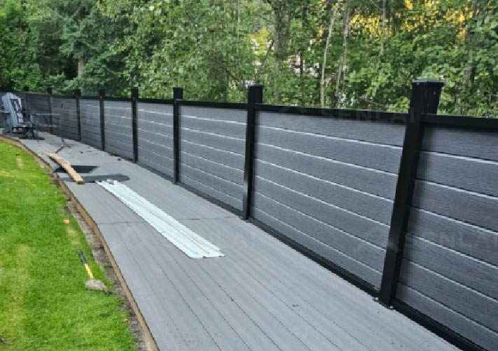 WPC decking color option